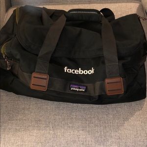 Facebook Patagonia Swag - Forest Green Duffel Bag